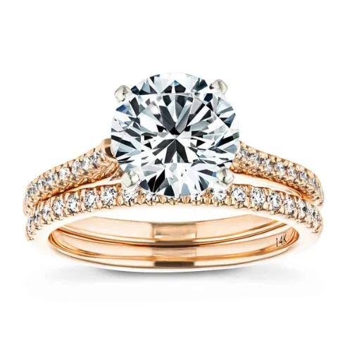Diamond Pavé Stack Ring