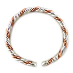 Dual Metal Twist Bracelet