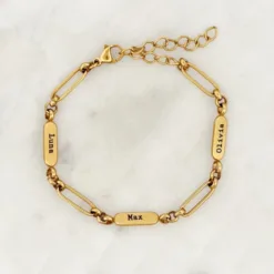 Engraved ID Tag Bracelet