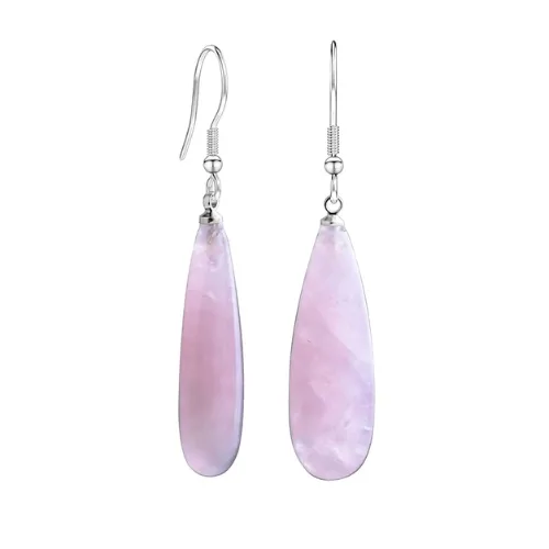 Rose Quartz Teardrops
